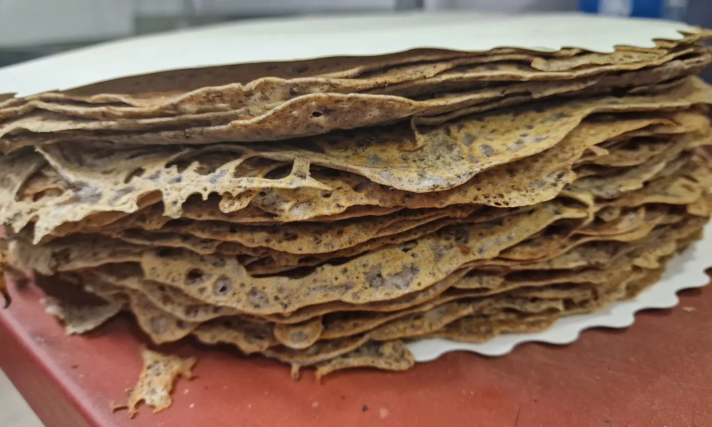 Une pile de galettes de blé noir